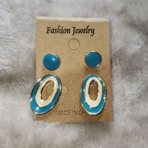 Blue Fashion Earrings 💙